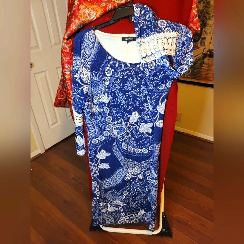 Blue dress